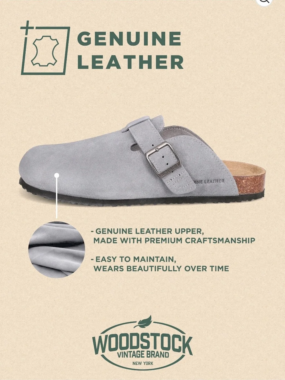 Woodstock classic leather